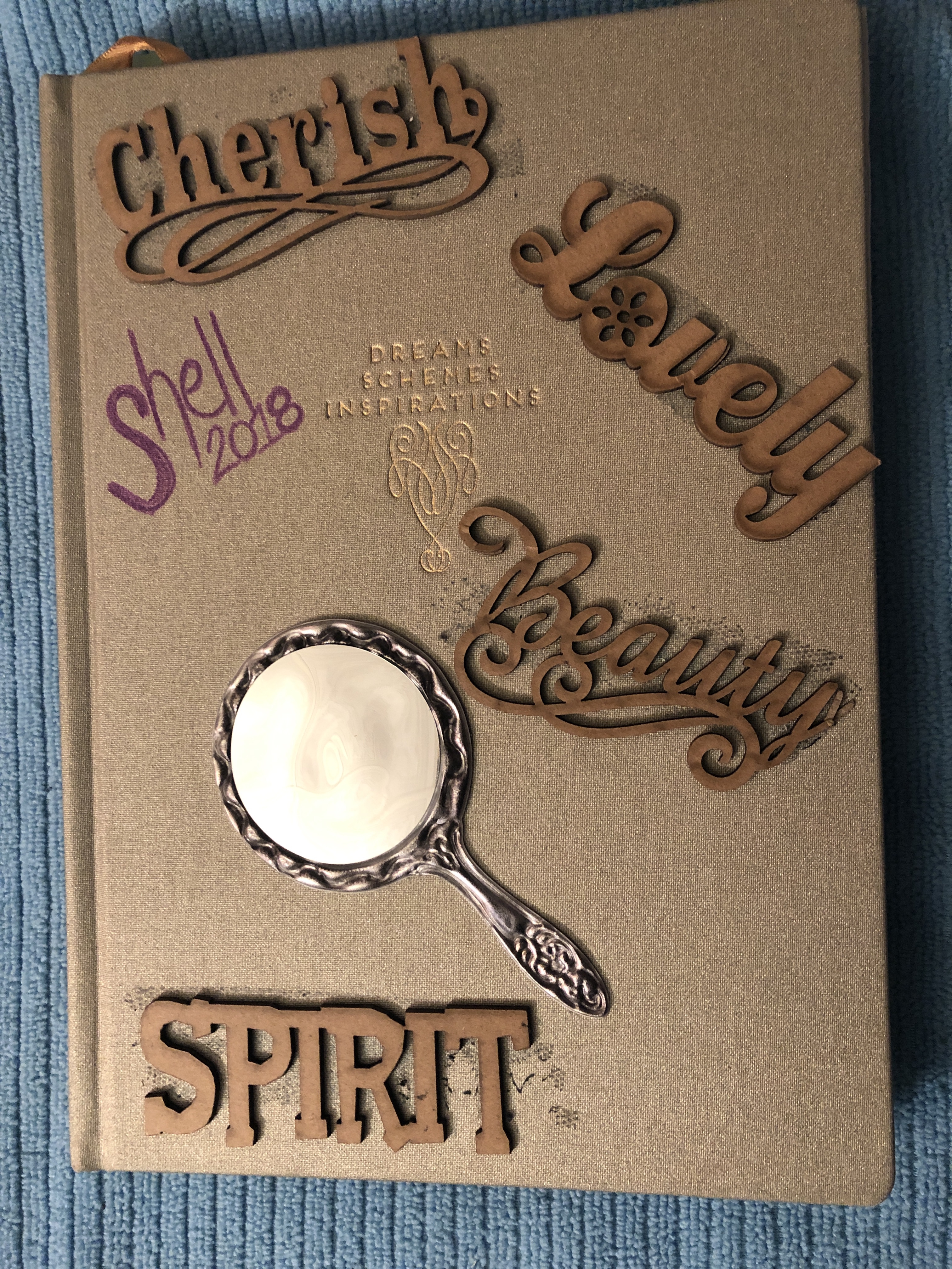 Mixed Media Journal page example