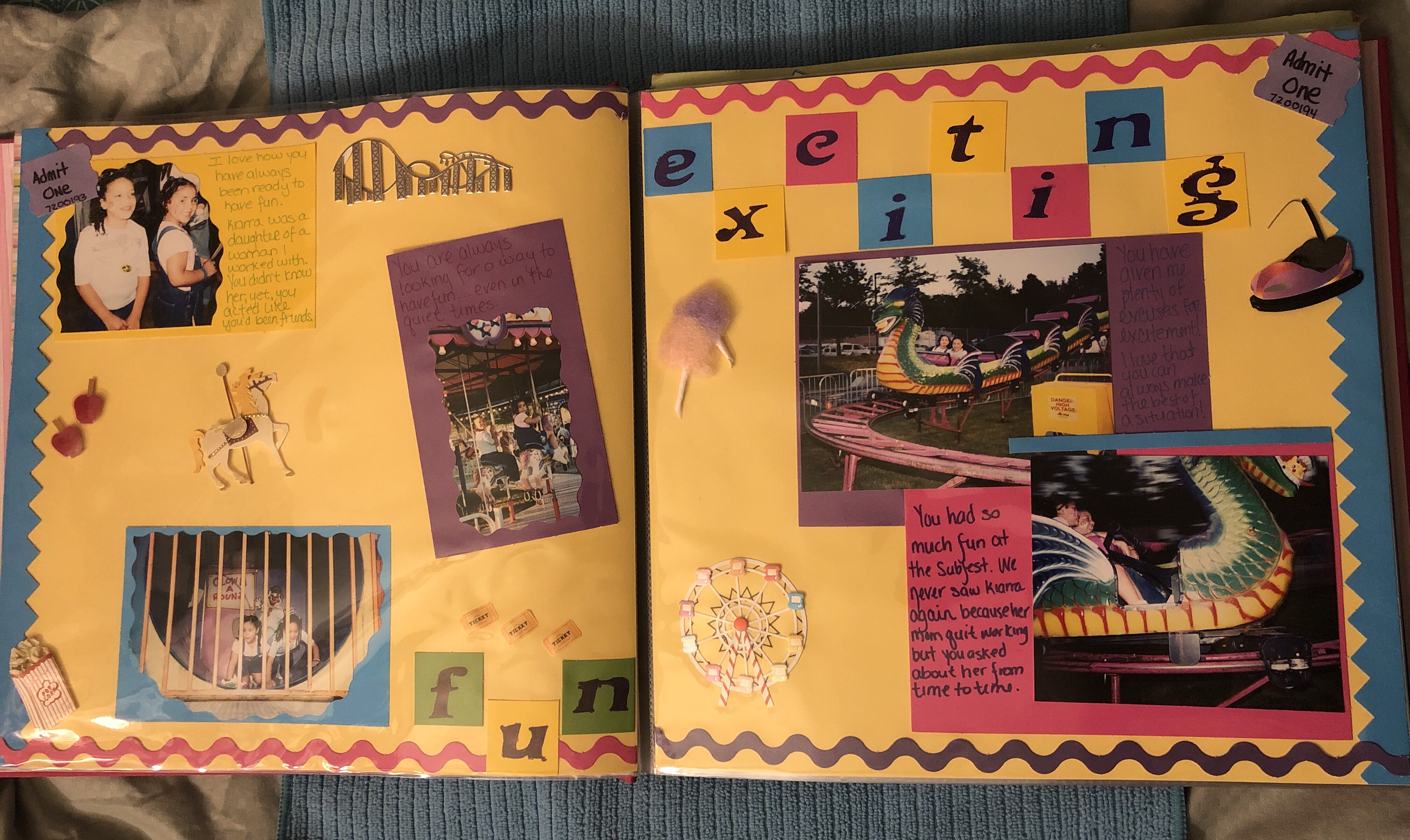 Page from Blessings Book