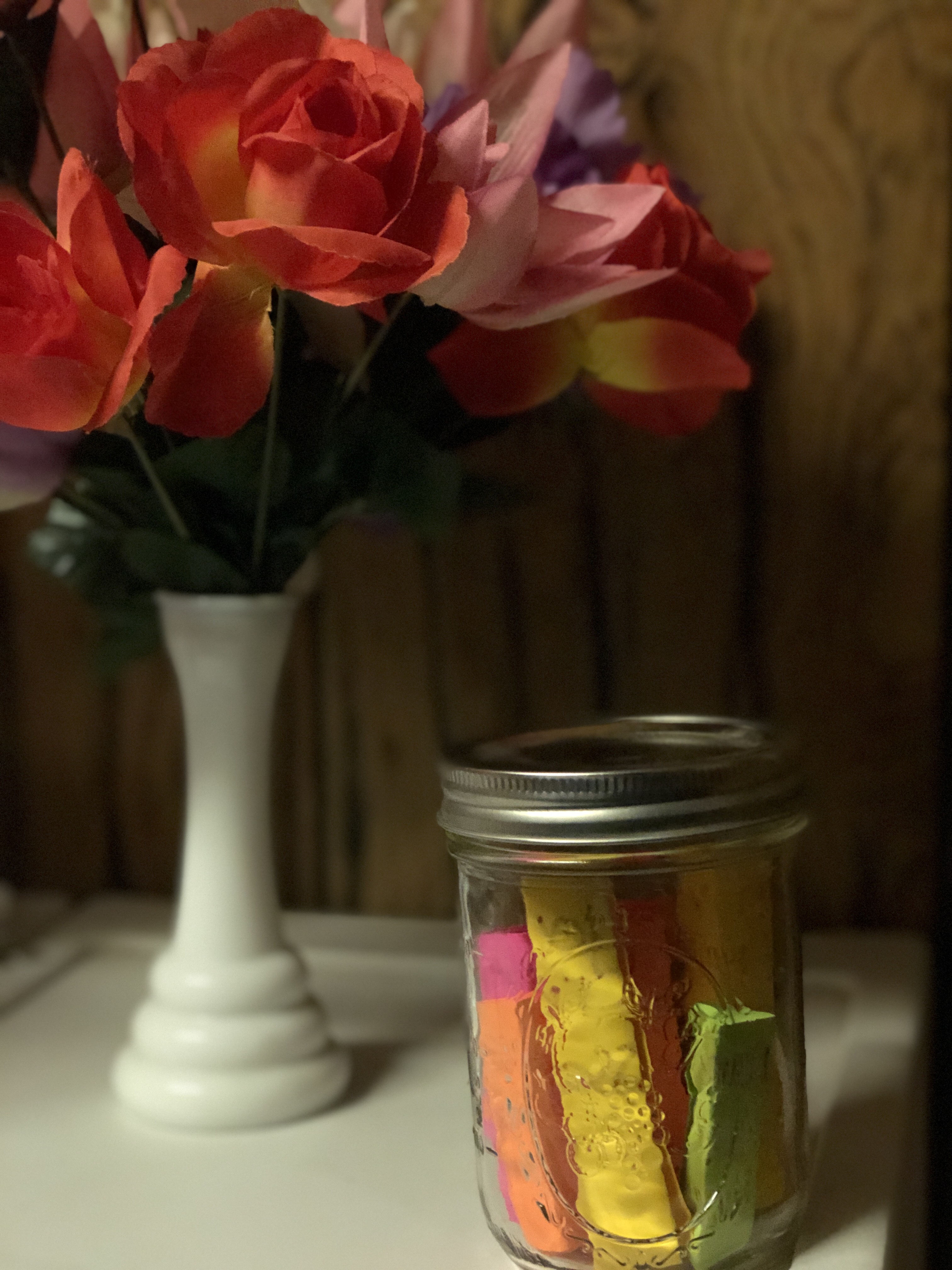Picture of the "Let Me Count the Ways" Mason Jar gift.