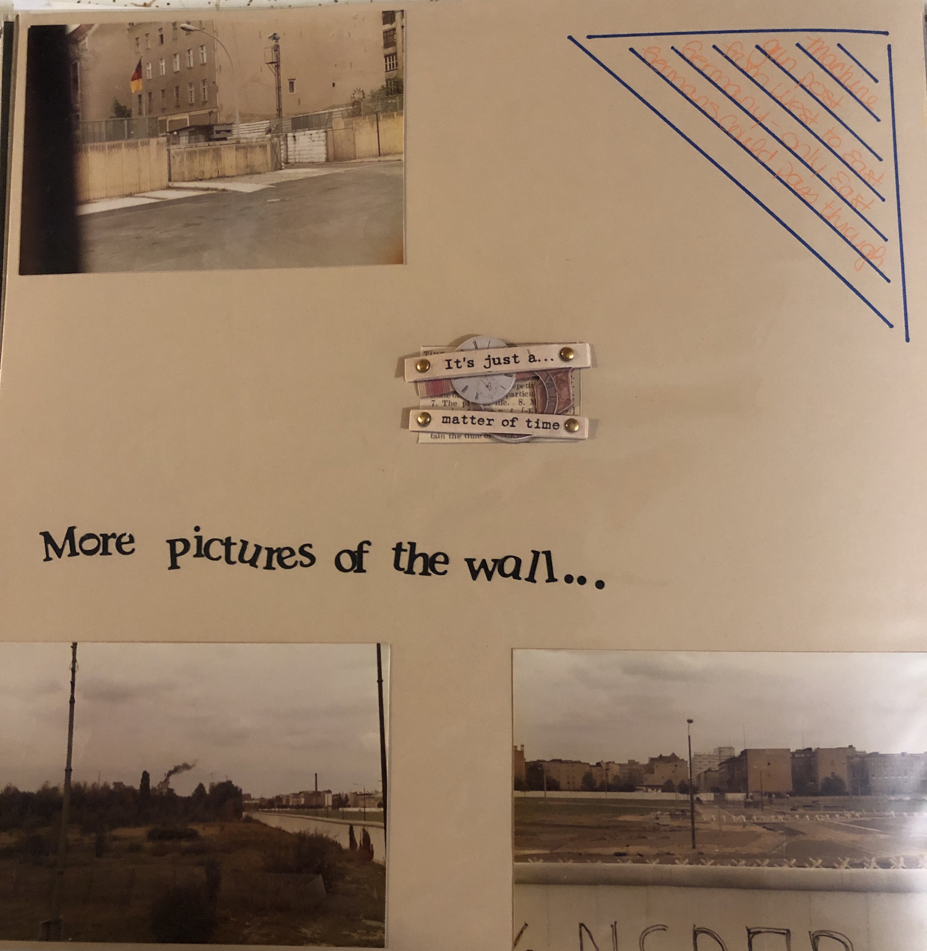 Picture from the Wedding and Honeymoon Scrapbook