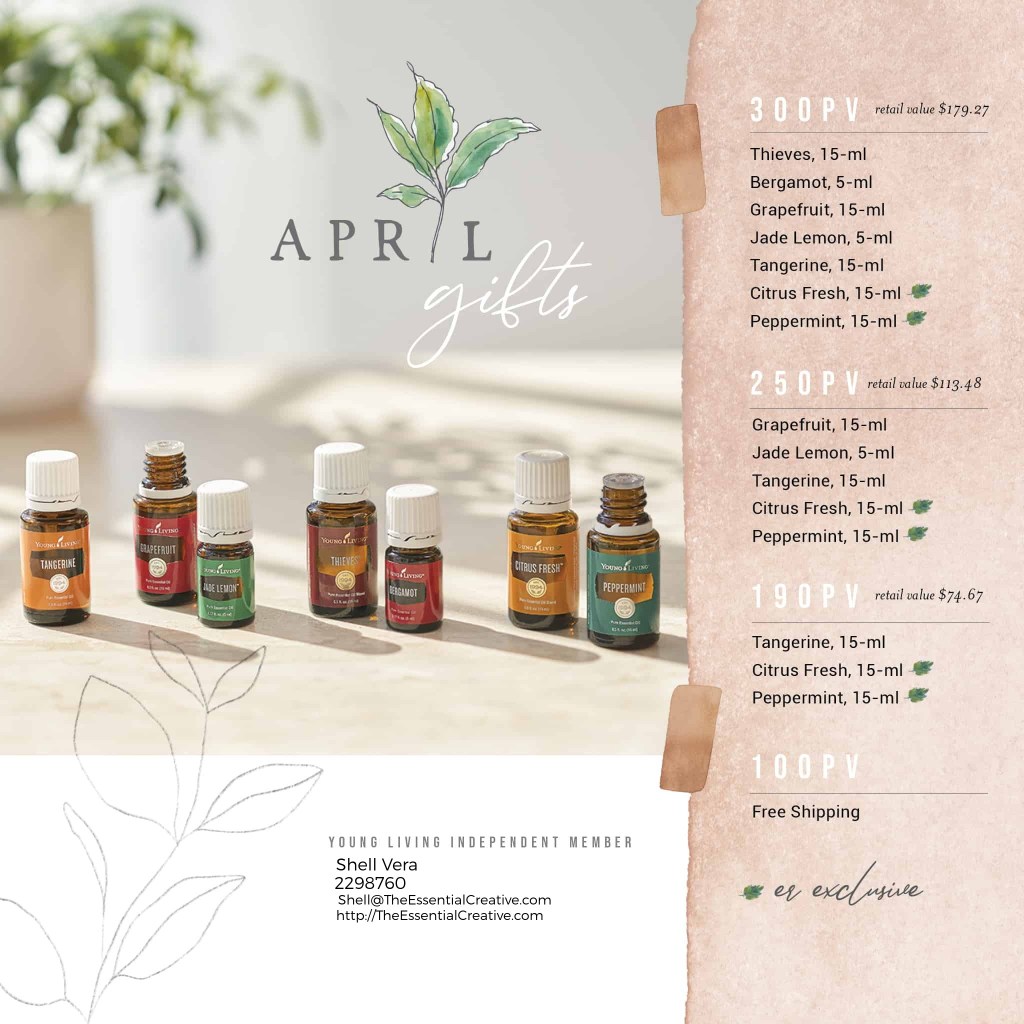 April Promo from Young Living