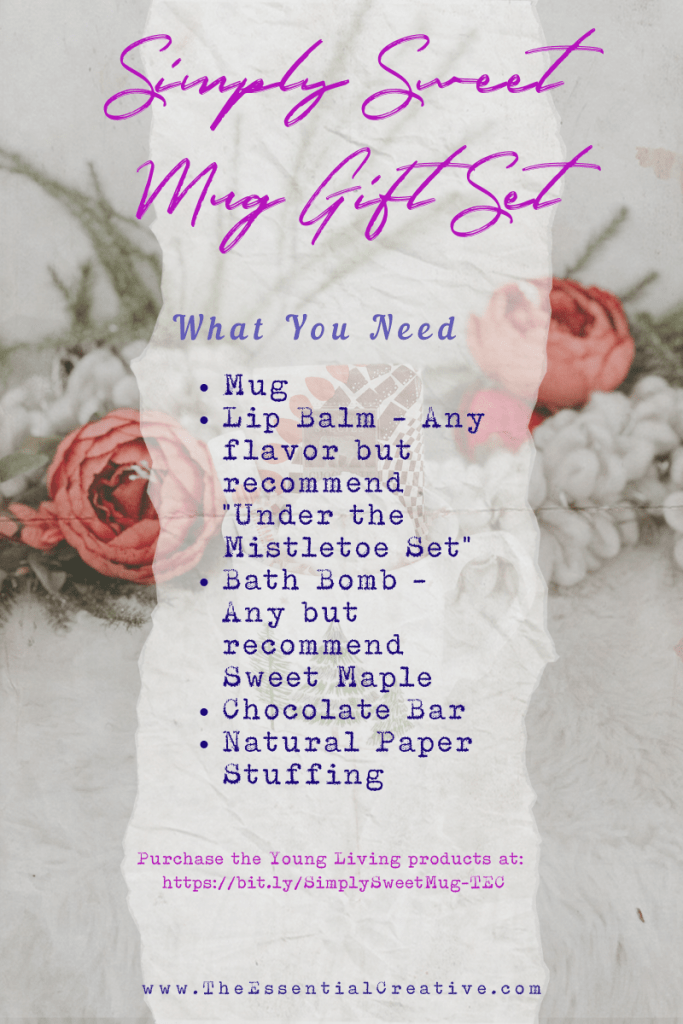 Image with the details shown in this blog and an idea of what final gift will look like