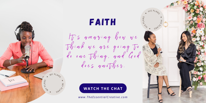 Graphic to watch the chat, with quote from Tonya. It's amazing how we think we are going to do one thing, and God does another.