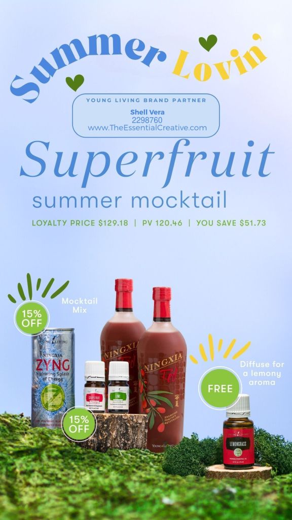 Summer Lovin' - Loyalty Order Idea: Superfruit Summer Mocktail